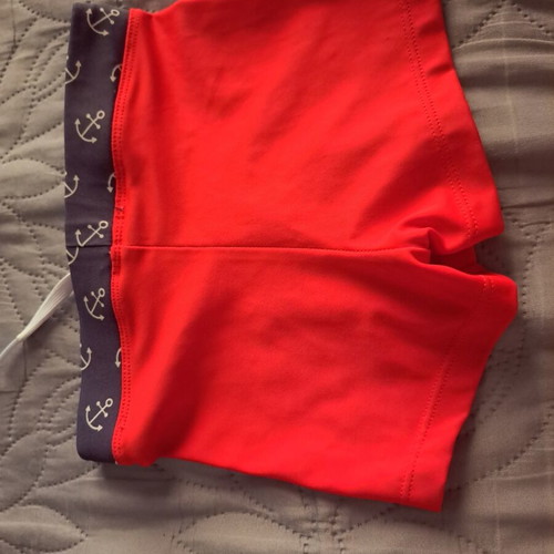 Orchestra Boys' Boxer Swimsuit like new, size 92 cm, red and blue