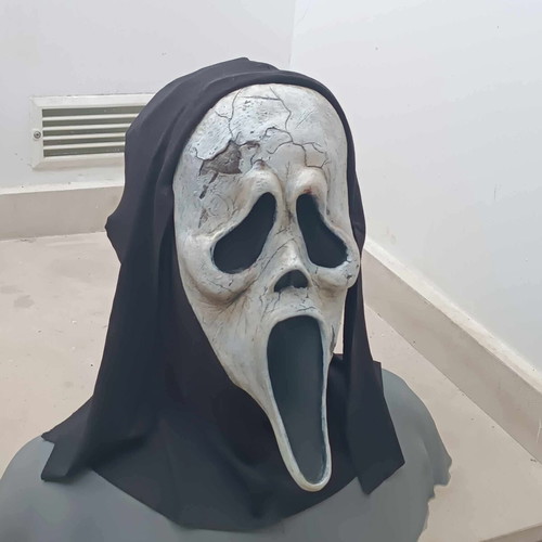Custom Scream Ghostface Mask hand painted, like new