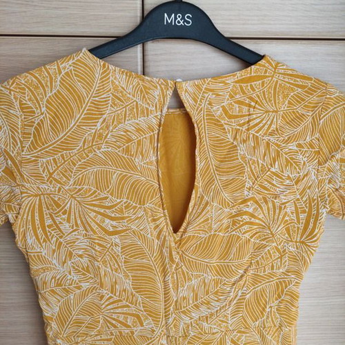 Amichi Mini Dress Medium 38 10 New Mustard Color