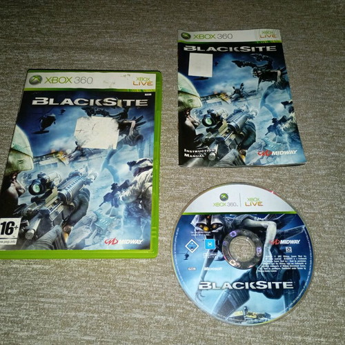 Blacksite Xbox 360 like new, complete shooting game