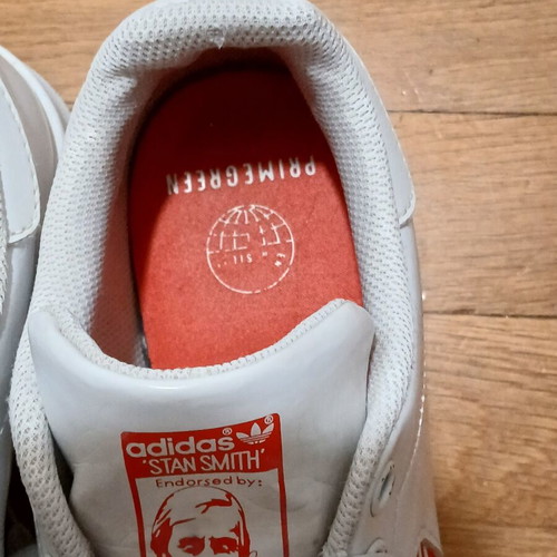 Adidas Originals Stan Smith sneakers size 38.5 used, white and red