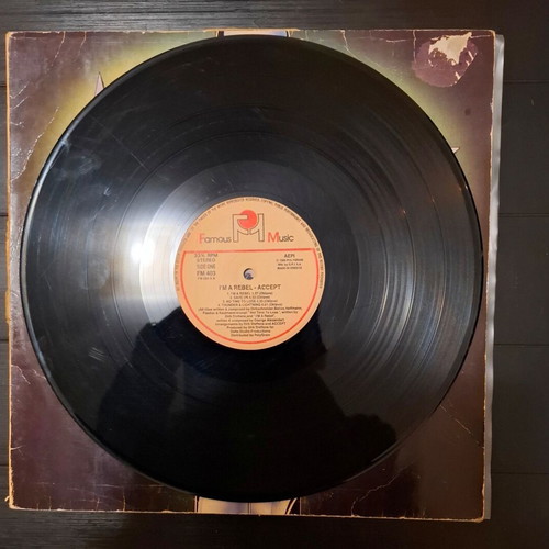 Accept I'm A Rebel LP used, heavy metal