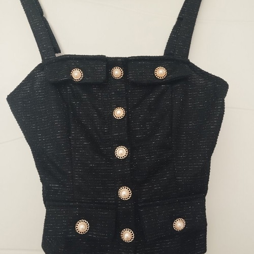 Knitted top new, black, size M / 38 / 10