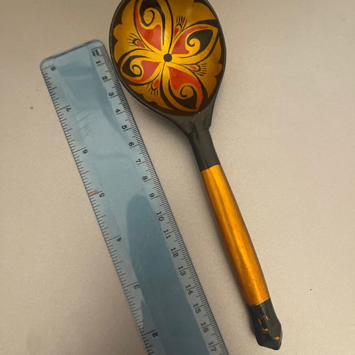 Vintage Russian handmade spoon used