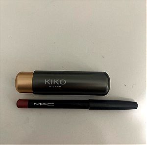 kiko milano lipstick + mac lipliner πακετο