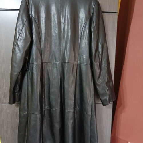 Benissimo women's leather coat like new, black, size XL