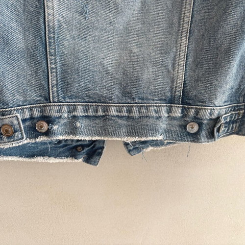 Allsaints denim jacket like new, blue, size XS