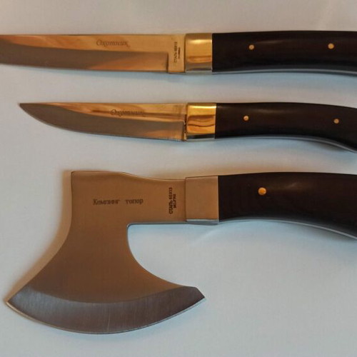 Russian knives new stainless steel 65x13 set of 3