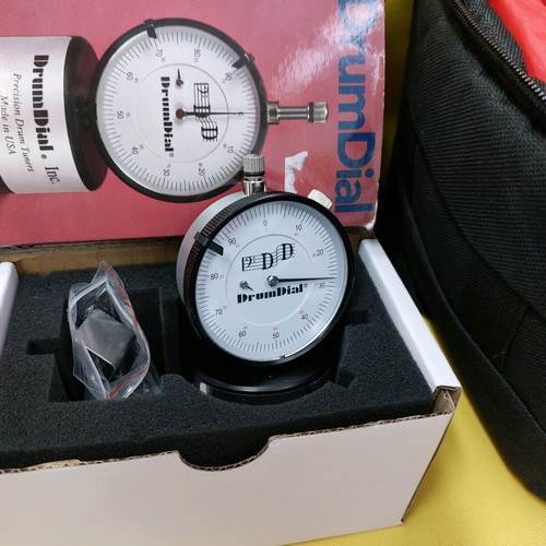 DrumDial Precision Drum Tuner new with bonus 14" Turkey Splash cymbal
