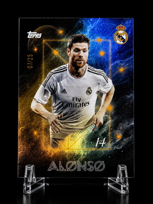 Xabi Alonso Intergalácticos Orange Parallel Sticker Set 7/25 New 25-26