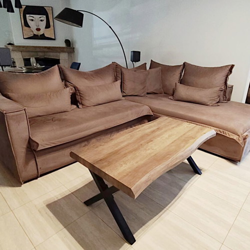 Factory Sofa Tinos corner sofa like new, 220x270 cm, Monolith fabric