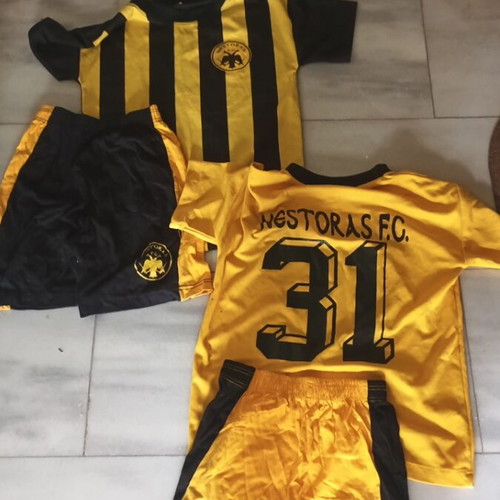 Nestoras F.C. football kits like new for ages 9 and 11