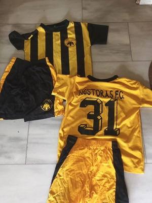 Nestoras F.C. football kits like new for ages 9 and 11