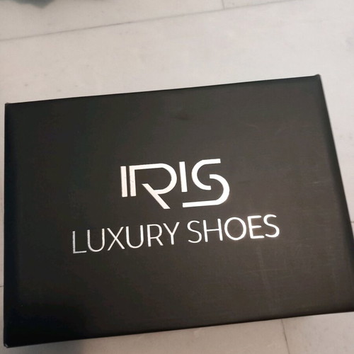Iris sandals new, black with gold details, size 37
