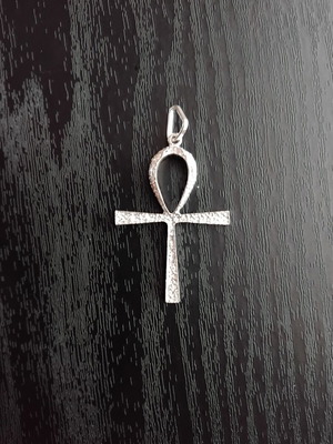 Silver ankh key of life pendant new