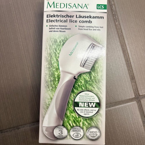 Medisana LCS electrical lice comb used, fully functional