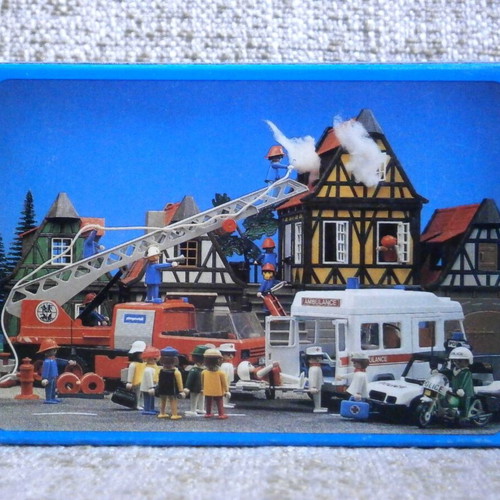 Playmobil 3339 Firefighter vintage sealed