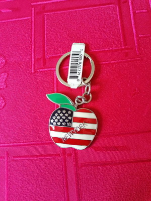 NY Collectible Keychain new, blue and red