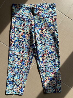 Floral leggings M&S 3/4 size 38 like new
