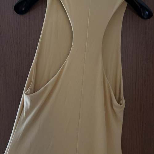 Nadia Rapti midi maxi yellow dress size M like new, racer back