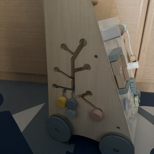 Wooden walker activity center like new