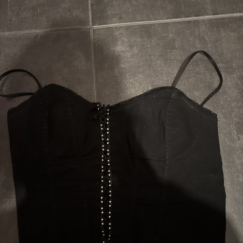 Corset Top On Line Fashion Club black, like new, adjustable straps