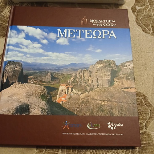 Meteora book new, monasteries and pilgrimages in Greece