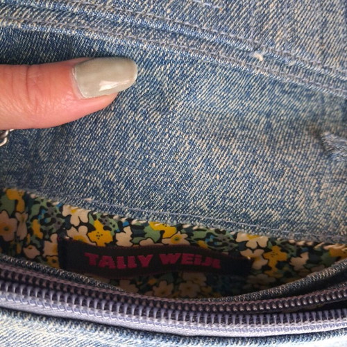 Tally Weijl denim bag-wallet like new, blue