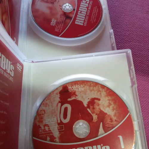Rugby's Greatest Ever Matches Double DVD Box Set like new
