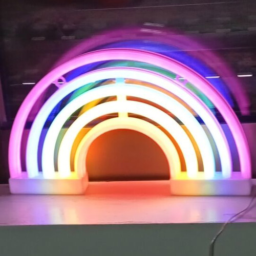 Rainbow lamp like new, table or wall light