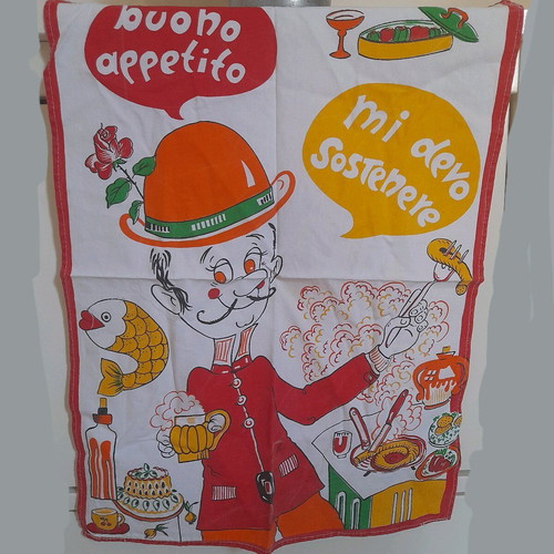 Vintage kitchen towel new