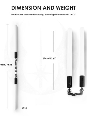 Nunchucks xenopixel new without sound, Greek brand Xifos-sabers