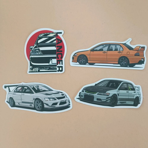 Mitsubishi Lancer Stickers set of 4 new