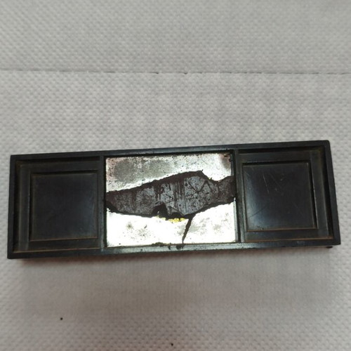 Vintage car accessory with magnet and photo frames from 1980s