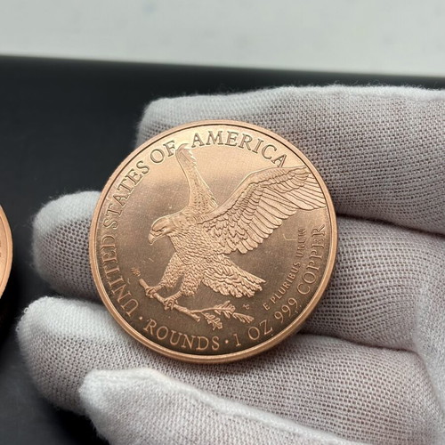 Σετ 5 νομίσματα Walking Liberty USA 999 καθαρός χαλκός σαν καινούργιο
