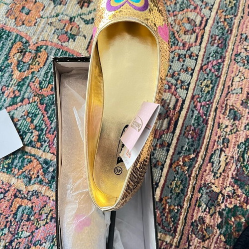 Extreme gold ballerinas new, size 40