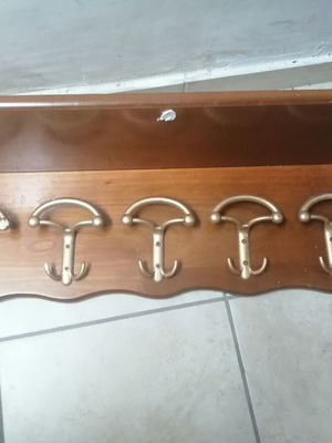 Wall hanger like new 71x22 cm with 20 cm top for hats umbrellas clothes