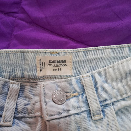 Tally Weijl denim shorts new, size XS, blue turquoise
