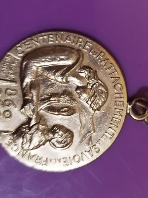 Centenary Medal of the Annexation of Savoy like new