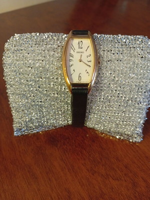 Seiko Exceline wristwatch women's like new with mikro 10 gold plating