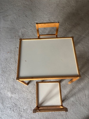 Children's table with chairs used