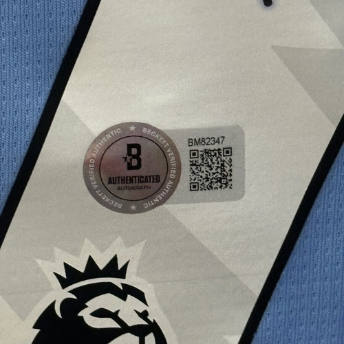 Phil Foden Signed Jersey with Beckett Certification New