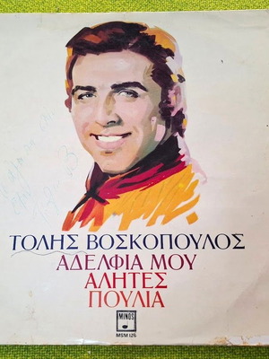 Τόλης Βοσκόπουλος Αδέλφια Μου Αλήτες Πουλιά LP μεταχειρισμένο, λαϊκό