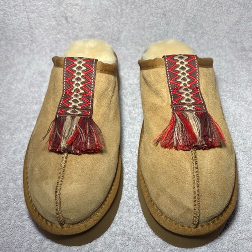 UGG Tasman Winter House Slippers New, Chestnut Suede with Tassels
