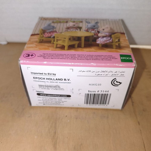Epoch Sylvanian Family Table and Chair Set new, no figures