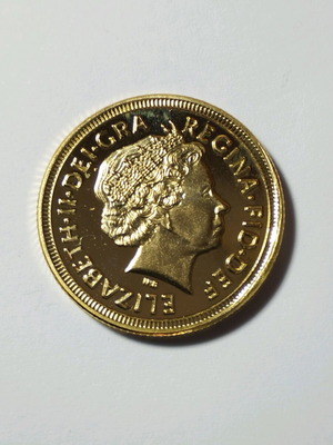 Επίχρυση Λίρα Αγγλίας Βασίλισσα Ελισάβετ Β' 2015 καινούργια