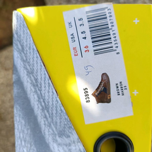 Lois Boots n36 New Brown Winter With Laces