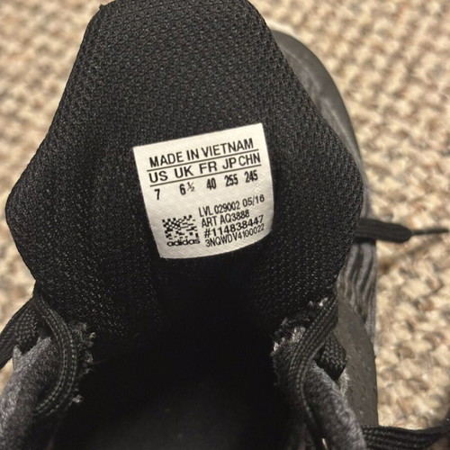 Adidas athletic shoes used, size 40