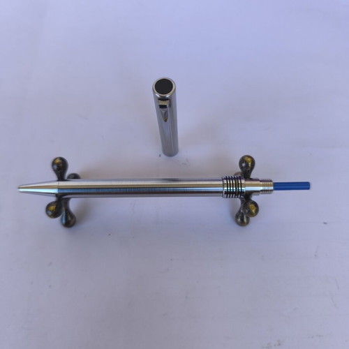 Aurora Marco Polo pen used, stainless steel, made in Italy