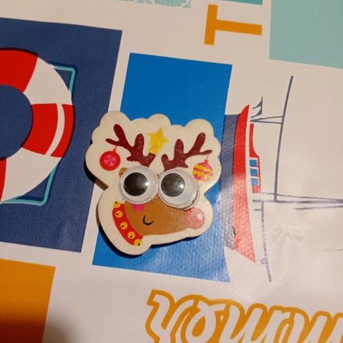 Collectible eraser used with moving eyes